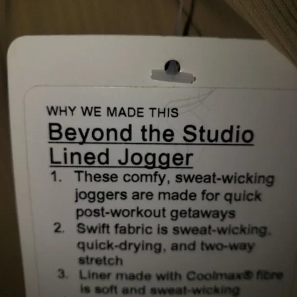 lululemon athletica Beige Track Pants - Picture 6 of 16